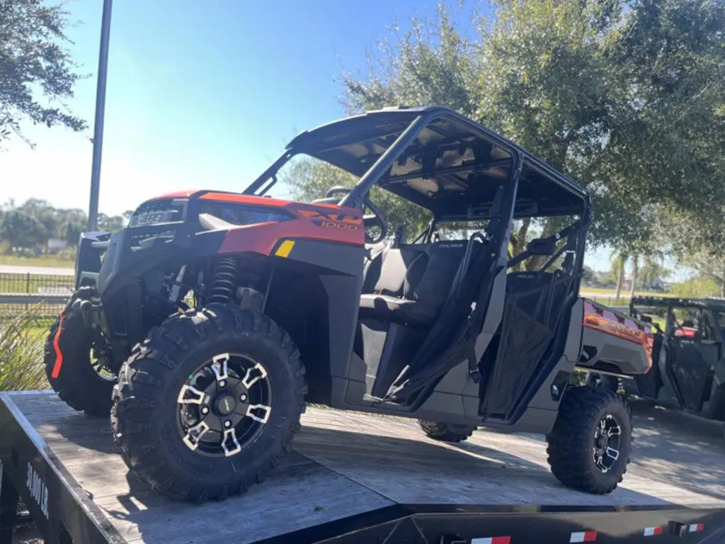 2025 Polaris® Ranger Crew XP 1000 Premium Orange Rust - Photo 2