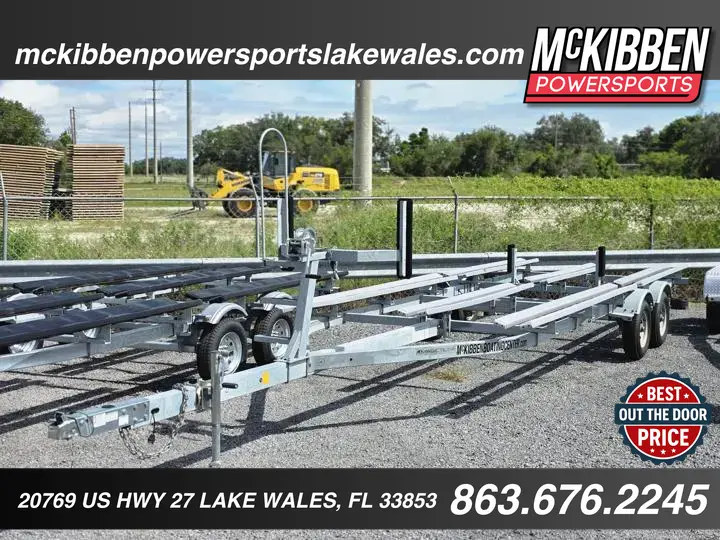 2023 Magic Tilt Tri-toon 22-24 Ft Trailer