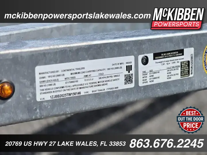 2026 Continental Trailers 20-22 Ft Tri-Toon Trailer - Photo 12